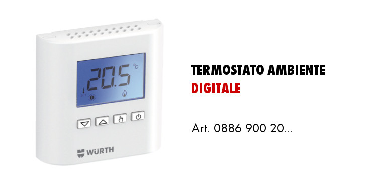 termostato ambiente digitale