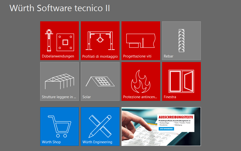 Software per il calcolo degli ancoranti