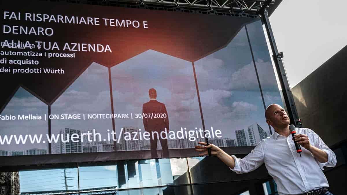 Fabio Mellaia spiega Azienda Digitale techpark