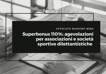 Superbonus per associazioni e società sportive dilettantistiche