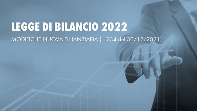 Cosa Prevede La Nuova Legge Di Bilancio 2022? - Würth News