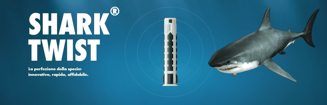 Tassello universale Shark® Twist: la perfezione della specie!