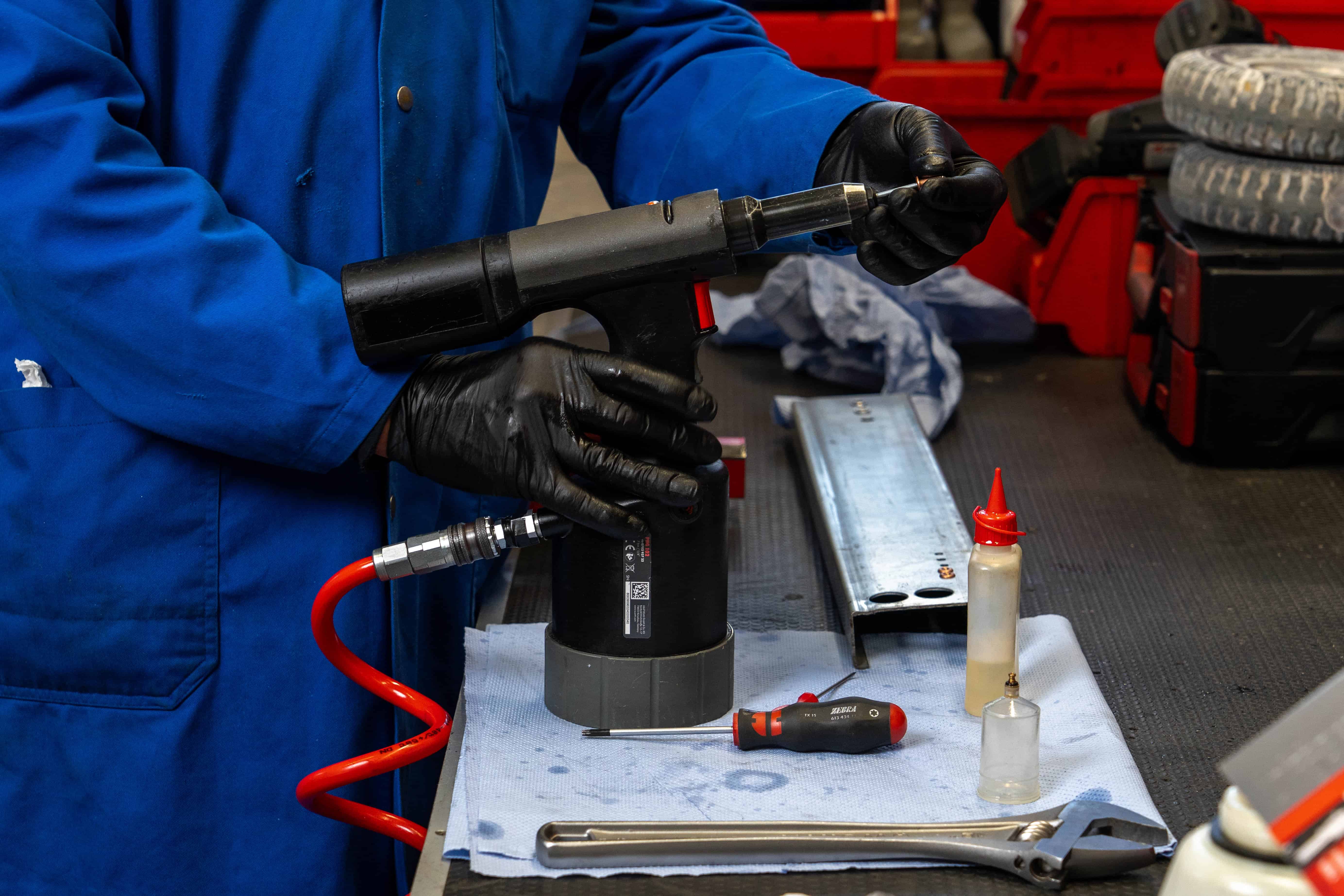 Rivettatrici pneumatiche Würth