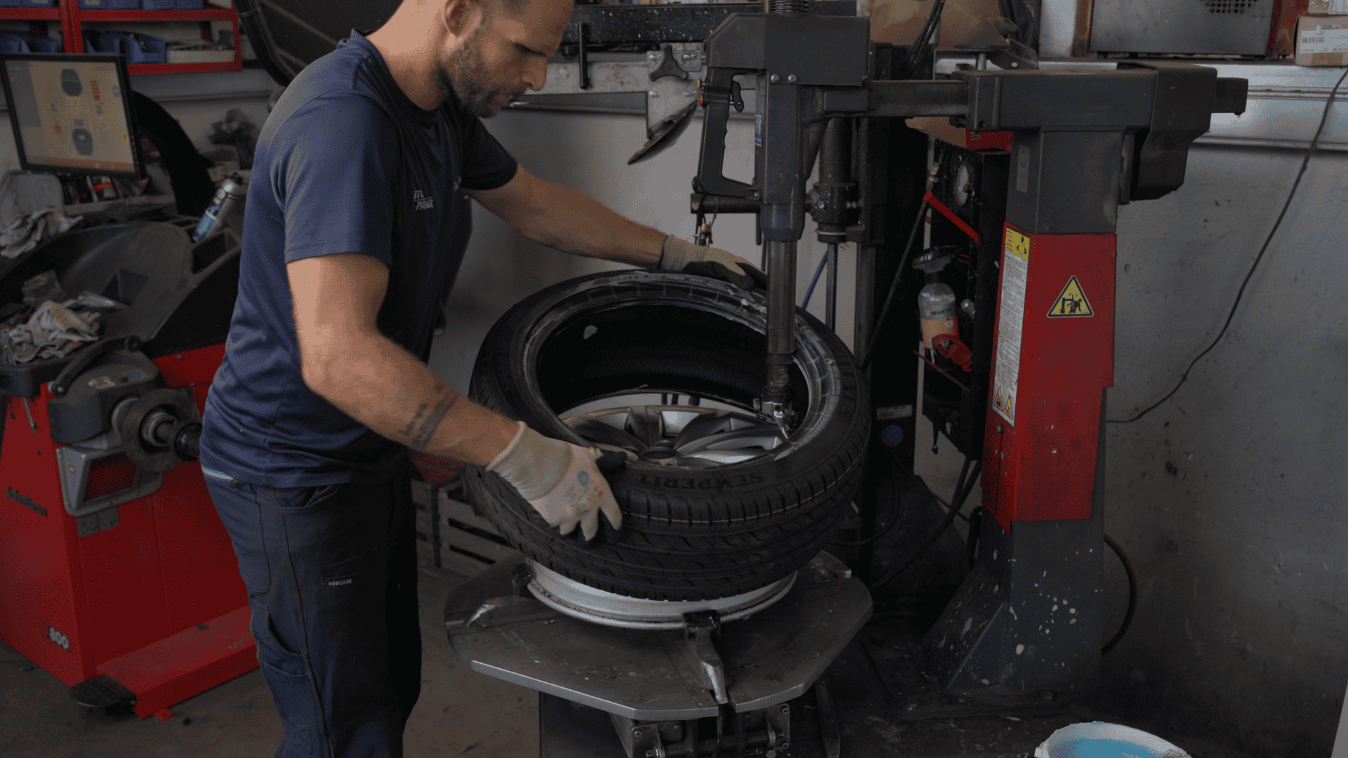 Cambio gomme da professionista